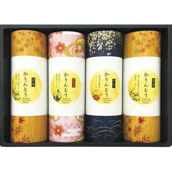 内容：かりんとう（黒×2・きなこ・珈琲）各50g  【小麦】生産国：日本国産きなこをまぶし、甘さを抑え少し塩味に仕上げた懐かしい味のきなこかりんとうと、昔ながらの定番の味クセになる美味しさの風味豊かな黒かりんとう、珈琲の香ばしさが甘みを引き...