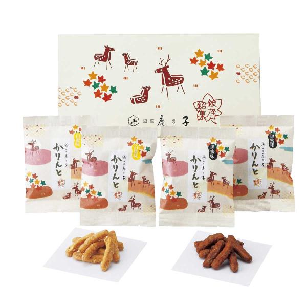 内容：かりんとう（黒蜜・白蜜）10g×各2  【乳成分・小麦】生産国：日本1959年、現在の上皇陛下が皇太子時代にご結婚されたのを記念して開催された全国菓子品評会。名誉大金賞牌を受牌（花かのこ）。内祝 内祝い 御礼 粗品 景品 記念品 社員...