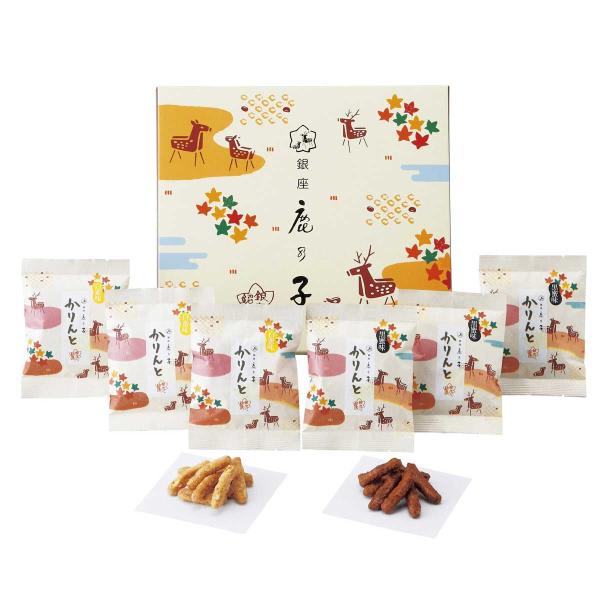 内容：かりんとう（黒蜜・白蜜）10g×各3  【乳成分・小麦】生産国：日本1959年、現在の上皇陛下が皇太子時代にご結婚されたのを記念して開催された全国菓子品評会。名誉大金賞牌を受牌（花かのこ）。内祝 内祝い 御礼 粗品 景品 記念品 社員...