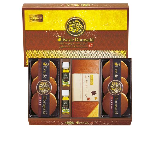 和菓匠菴が自信を持ってお届けする最高のおもてなしギフト「和菓匠菴」のどら焼きはその“まぁるいお顔”で、『円』-つまり、みなさまの『ご縁』をつなぐお手伝いができますように…という願いを込めて　自家農園のオリーブ使用フルーティーでまろやかな純イ...