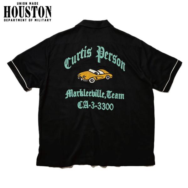 HOUSTON（ヒューストン） ボーリングシャツ レーヨンオープンカラー