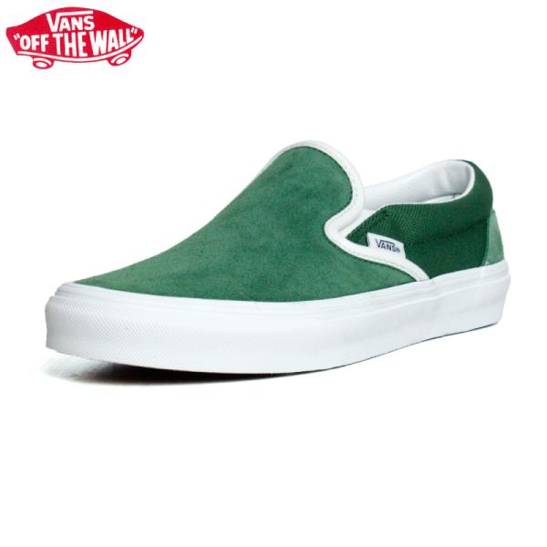 VANS USA企画 バンズ メンズ レディース スリッポン グリーン :vans-vn0a7q5dy9h:CHIKI CHIKI ヤフー店 通販 夏の不動!大人気!vansスリッポン ホワイト!