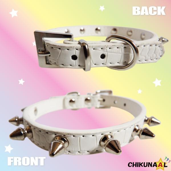 在庫処分大特価 犬 猫 首輪 スタッズ かっこいい 個性的 クロコダイル 白 ホワイト M 柴犬 トイプードル シュナウザー 犬の首輪 Buyee Servis Zakupok Tretim Licom Buyee Pokupajte Iz Yaponii