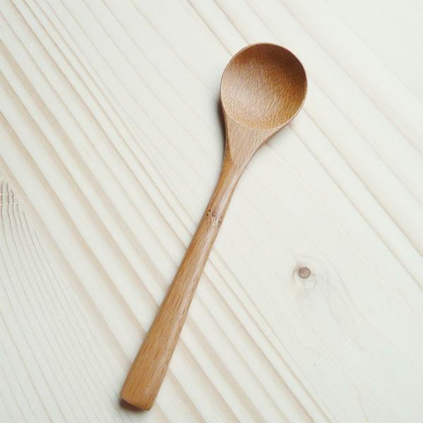 竹製 煮豆スプーン 15.5cm 国産 日本製 深型 豆すくい 薬味 調味料 8421