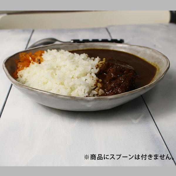陶芸作家 手作り カレー皿 ピラフ シチュー皿 やや小さめ/軽く1人前