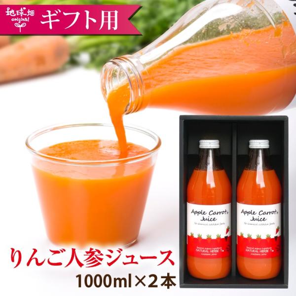 りんごにんじんジュース 1000ml 2本 ギフト箱入 有機栽培 鹿児島県産 宮崎県産 有機人参 無農薬 無添加 人参ジュース 送料無料 ギフト 贈り物 父の日 Buyee Buyee Japanese Proxy Service Buy From Japan Bot Online