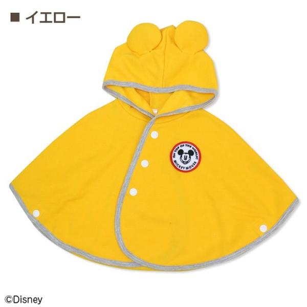子供服 ミッキーマウス ポンチョ DISNEY ベビー服 キッズ マント ...