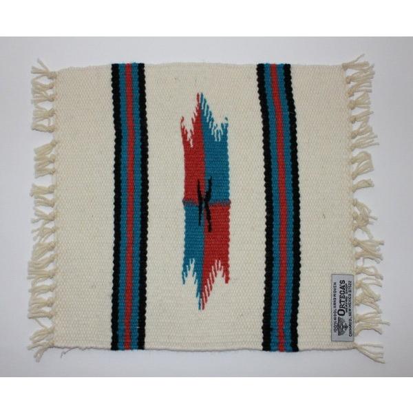 ORTEGA'S（オルテガ） チマヨ ブランケット ホワイト レザークラフト