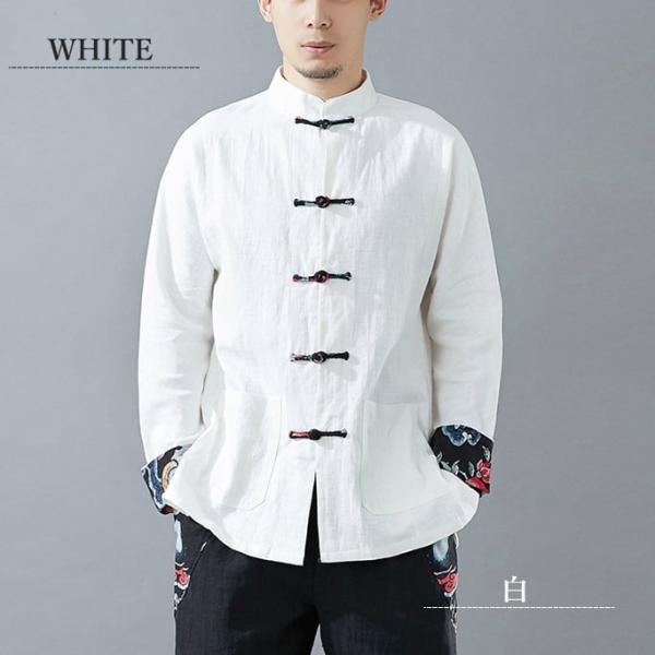 チャイナ服 メンズ 男性用 ジャケット シャツ カンフー服 トップス 中華服 中国服 送料無料 カバーオール エスニック 春 秋 送料無料 Buyee 日本代购平台 产品购物网站大全 Buyee一站式代购 Bot Online