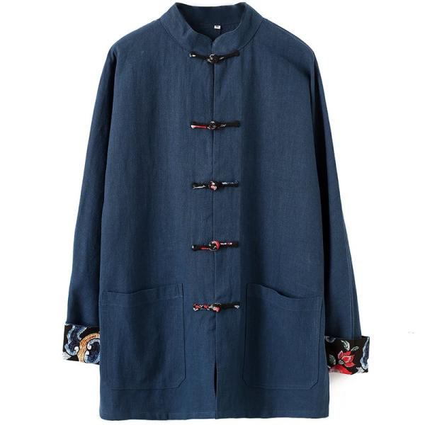 チャイナ服 メンズ 男性用 ジャケット シャツ カンフー服 トップス 中華服 中国服 送料無料 カバーオール エスニック 春 秋 送料無料 Buyee 日本代购平台 产品购物网站大全 Buyee一站式代购 Bot Online