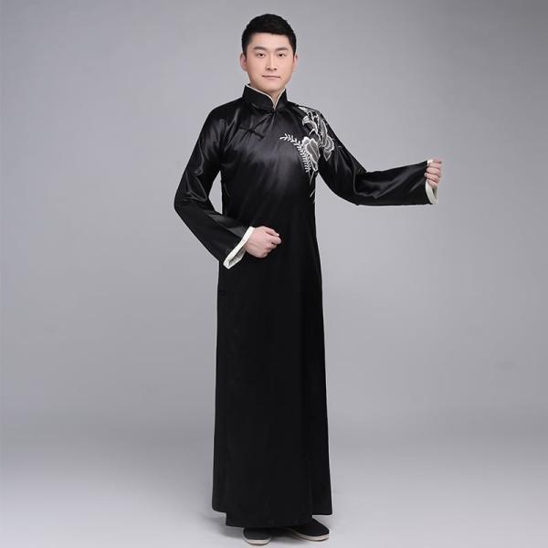 チャイナ服 パオ チャンパオ 長袍 メンズ 男性用 丈長 中国服 サテン パンツセット 唐装 送料無料 年中 Buyee Buyee Japanese Proxy Service Buy From Japan Bot Online