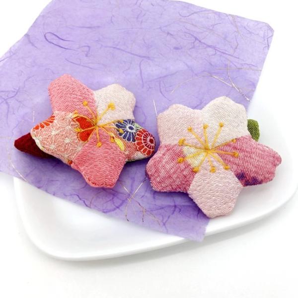 キット ちりめん パーツ 花 季節のお花 桜 (小) 春 お花 さくら ディスプレイ インテリア 装飾 ピンク 可愛い 綺麗 ちりめん細工館