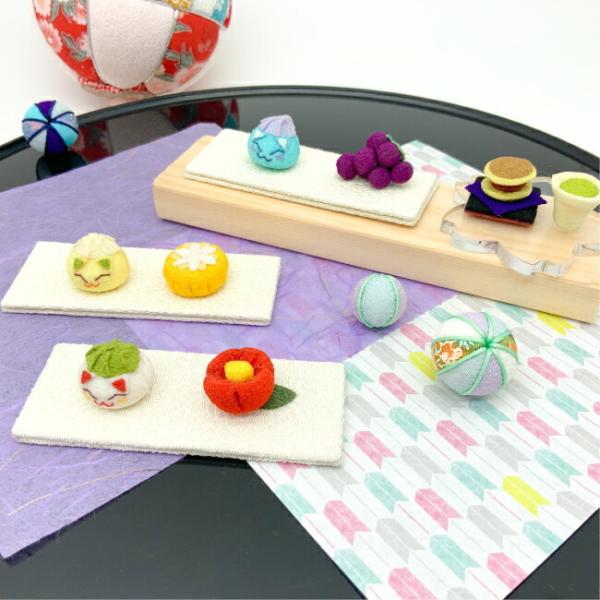 ■商品名ミニチュア細工 和菓子な動物 巾着絞り花セット■商品について巾着絞り 花セット和菓子な動物和菓子になった猫さんたち。それぞれ個性があってとってもチャーミング♪お気に入りを見つけてぜひお手元のコレクションに加えて下さい！表情豊かな動物...