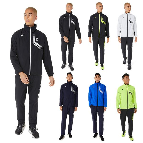 ASICS（アシックス）LIMO 裏トリコット ブレーカージャケット パンツ 上下セット（2031D590/2031D592）スポーツ セットアップ メンズ ASICS（アシックス） LIMO裏トリコットブレーカージャケット・パンツ