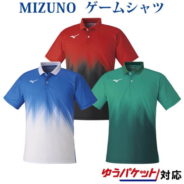 [ミズノ] テニスウェア バドミントンウェア クイックドライ ゲームシャツ 吸汗 MIZUNO（ミズノ） クイックドライゲームシャツ 62JA1002 ユニセックス