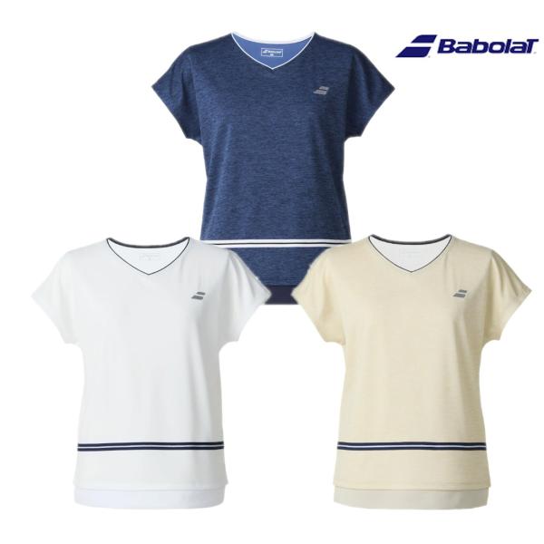 バボラ PURE ショートスリーブシャツ PURE SHORT SLEEVE SHIRT BWP5576 レディース ゲームシャツ 2025AW