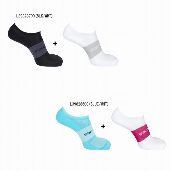 返品・交換不可　サロモン 2足組ソックス ソニック 2-PACK L39828x00  ランニングソックス　トレイルラン  Salomon ゆうパケット(メール便)対応