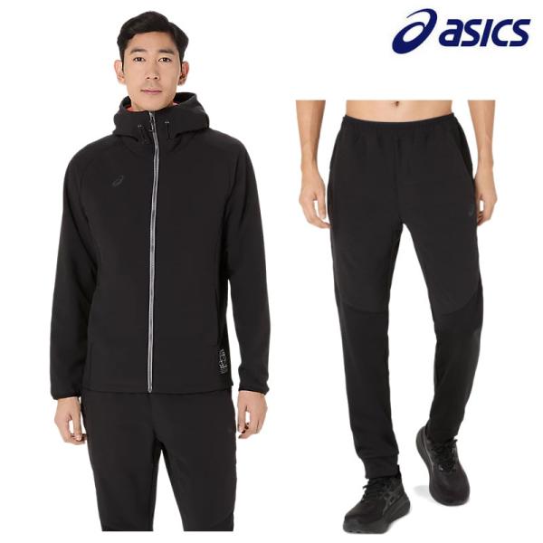 ASICS（アシックス） ハイブリッド中わたフリースフーディー・パンツ