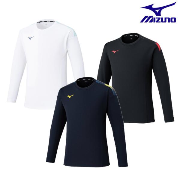 ■品番：62JAC045■商品名：プラクティスシャツ■カラー：　01：ホワイト　09：ブラック　14：ドレスネイビー■サイズ：XS〜2XL■素材名：ポリエステル100％■生産地：中国製■機能：★ミズノクイックドライプラス吸汗速乾性が優れてい...