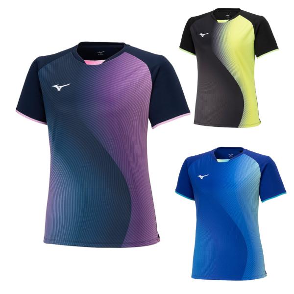 MIZUNO（ミズノ） ゲームシャツ 82JAB214 レディース 2024SS 卓球 ゆう