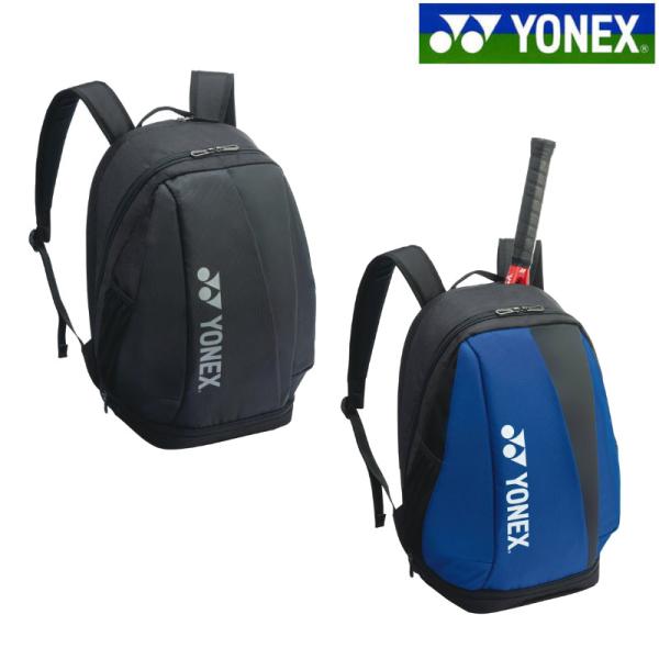 ■品番：BAG2208M■商品名：バックパックM＜テニス1本用＞■カラー：　007：ブラック　060：コバルトブルー■サイズ：30cm×18cm×47cm■素材：ポリエステル+PU■原産国：ベトナム製■機能：　正面ポケット　サイドポケット×...