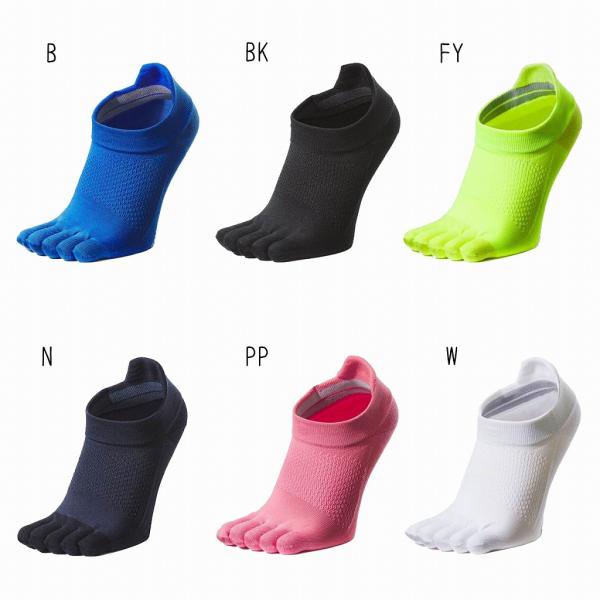 ■品　番：GC23302(旧品番：GC20302)■商品名：5本指アーチサポートショートソックス■カラー：BK：ブラックW：ホワイトFY：フラッシュイエローPP：パラダイスピンクB：ブルー■サイズ：1(22〜24cm）・2（24〜26cm）...