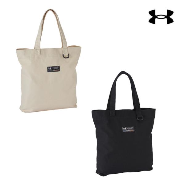 ■品番：1372789■商品名：UAキャンバス トートバッグ 24.2L■カラー：　001：Black　100：White■サイズ：ONESIZE■素材：コットン100％■その他仕様：・コットン素材で、多目的に使えるトートバッグ。・カラビナ...