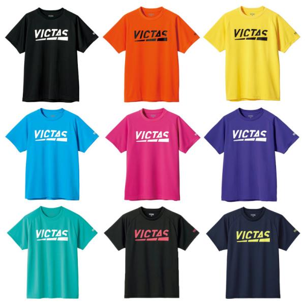 VICTAS プレイ ロゴ ティー PLAY LOGO TEE 卓球 Tシャツ 最安値 全国送料無料