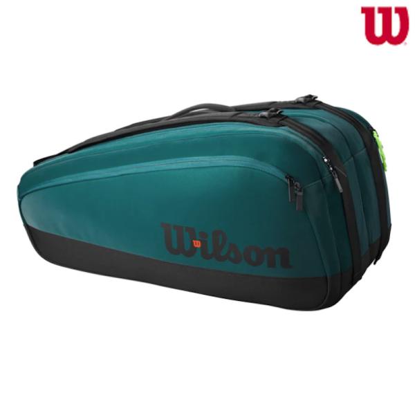 ■品番：WR8031901001■商品名：BLADE SUPER TOUR 9PK V9 GREEN■カラー：グリーン■サイズ：74x33x33cm■素材：ポリエステル+ポリウレタン■収納：ラケット9本まで(中厚程度のもの)■原産国：中国【...