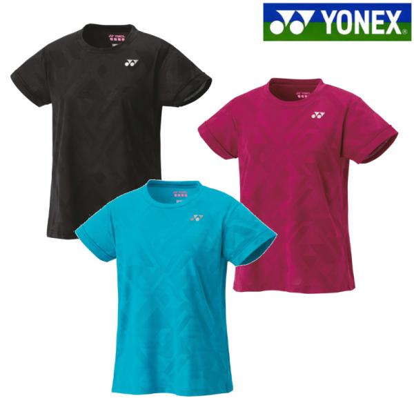 YONEX バドミントン Tシャツ L YONEX（ヨネックス） ドライTシャツ 16717 レディース 2024SS