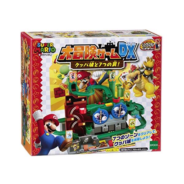 他サイト： エポック(EPOCH) 社 2人 スーパーマリオ 大冒険ゲームDX クッパ城と7つの罠!の商品画像
