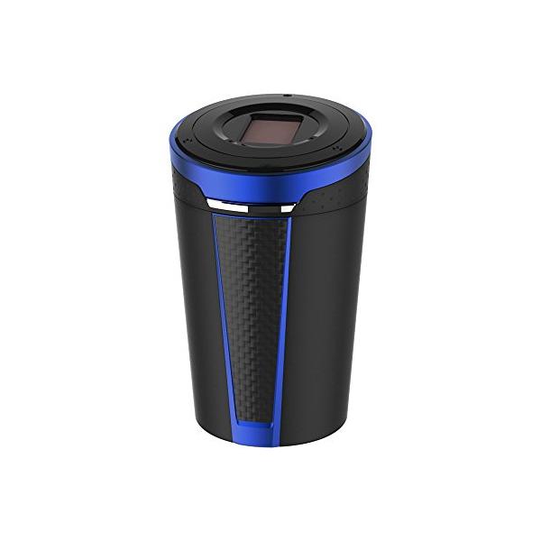 他サイト： 星光産業(EXEA) 車内用品 灰皿 (エクセア) ソーラーライトアッシュ ブルー ED-211ドリンクホルダー型 LED付きの商品画像