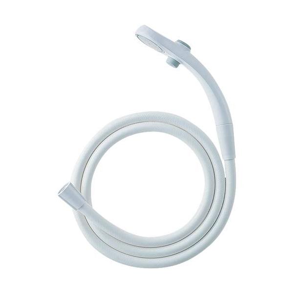 他サイト： SANEI シャワーヘッドとホースのセット 節水 低水圧用ストップ機能付シャワーセット PS323B‐CTA‐MW2の商品画像