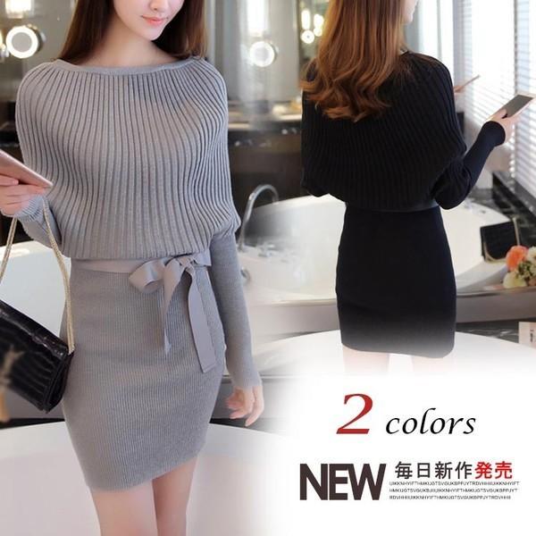 送料無料 秋冬新作 ドルマンニットワンピース セットアップ風 レディース ニットワンピース セーター ニットワンピ ニット ドルマン 秋ワンピース 大 Buyee Servis Zakupok Tretim Licom Buyee Pokupajte Iz Yaponii