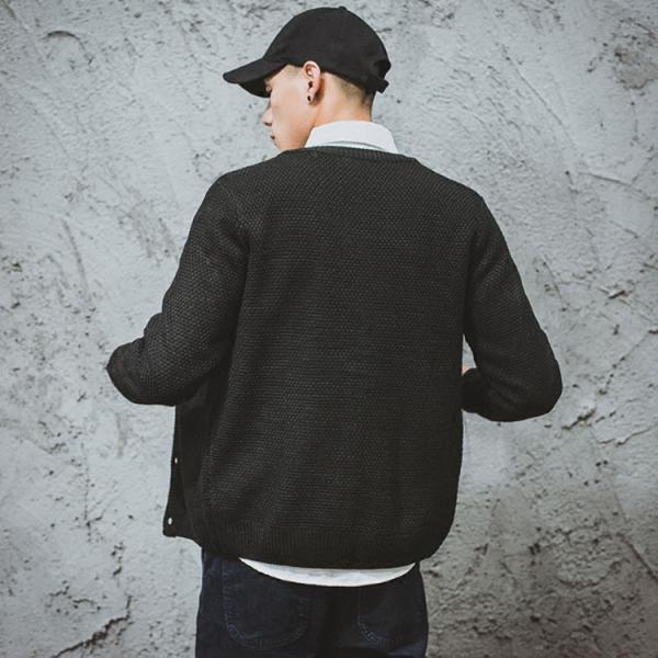 送料無料ニットカーディガン 無地 カーディガン メンズ ニット カーデ コットン ハイゲージ ヴィンテージ 加工 肩掛け 丸首 長袖 大きいサイズ ブ Buyee Servicio De Proxy Japones Buyee Compra En Japon