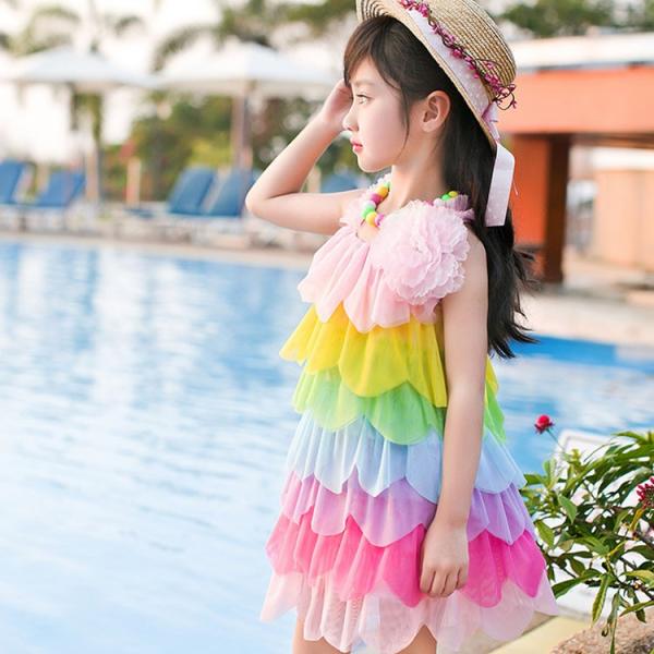 送料無料レインボー ワンピース 女の子 子供ワンピース 子供ドレス フォーマル 結婚式 発表会 女の子 子供服 フォーマルドレス フラワーガール ビー Buyee 日本代购平台 产品购物网站大全 Buyee一站式代购 Bot Online