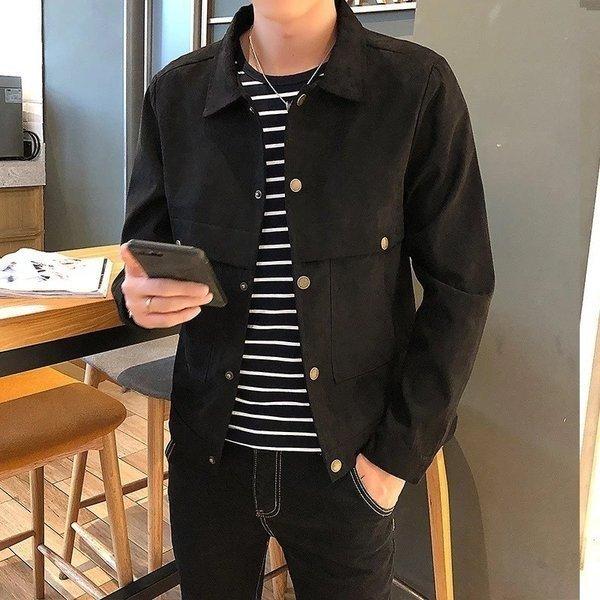 ステンカラーコートメンズビジネスコートアウターショートスプリングコートトレンチコートジャケット19春新作 Oneleaf Chobo 通販 Yahoo ショッピング