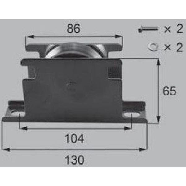 大口取引歓迎中　213.215.216セット LIXIL・新日軽 D型 錠内掛け受けｾｯﾄ(両開き用) 門まわり部品