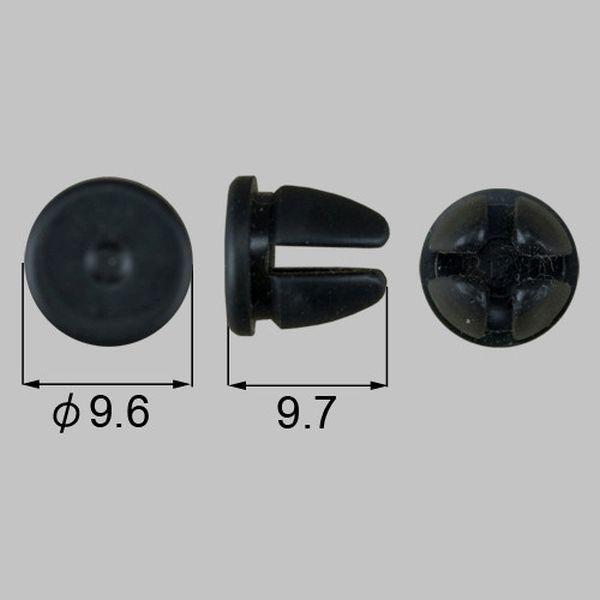 バンパーカバー 黒 2個セット　穴 LIXIL（リクシル） 在庫有 送料込み NETDA00097 LIXIL 穴隠しカバー