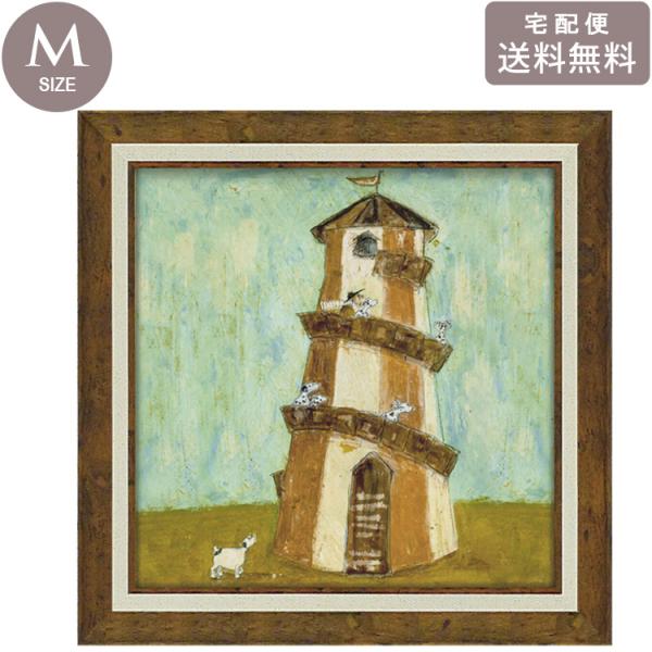 サムトフト ヘルタースケルター ST-08132 Mサイズ アートフレーム 絵画 ユーパワー 犬 人物 ギフト アート おしゃれ 北欧 インテリア