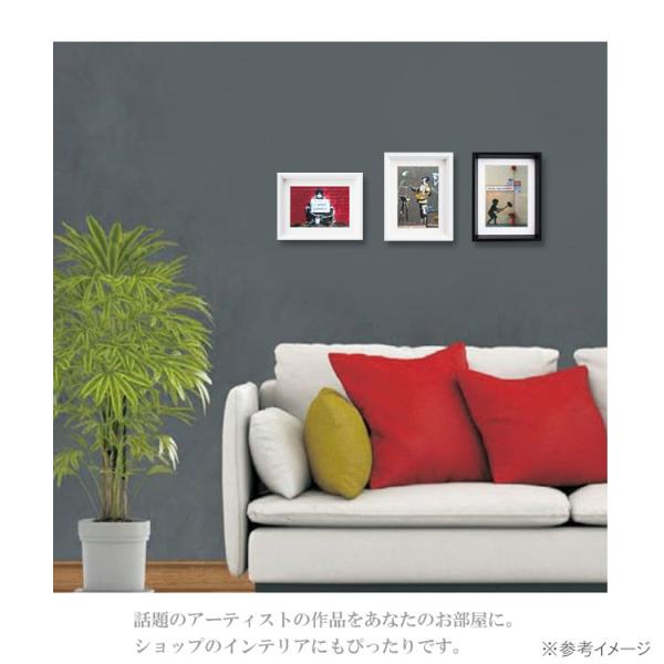 �A�[�g�t���[�� �o���N�V�[ �n���}�[�{�[�C S�T�C�Y BK-01606  Banksy �G�� �G ���[�p���[ �X�g���[�g �ǉ� �X�e���V���A�[�g ���i�摜2
