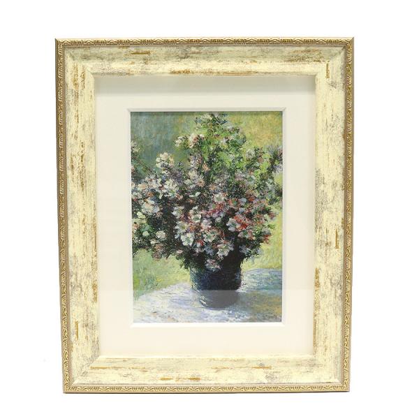 モネ ブーケオブマローズ 名画 アートフレーム インテリア 壁掛け 絵画 アート MW-02407 額入り ミュージアムシリーズ おしゃれ 上品