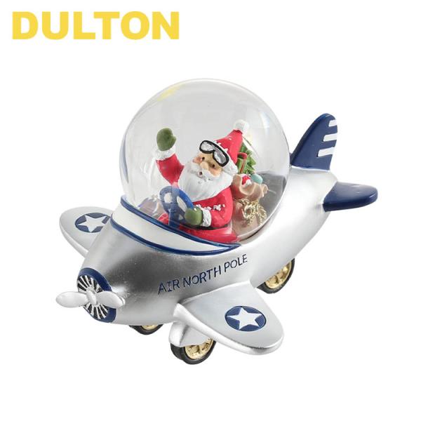 飛行機でたくさんのプレゼントを運ぶサンタの姿に思わずワクワクするスノードーム。コックピットを覆うキャノピーをドームに見立てました。少し抜けのある遊び心溢れるデザインは、眺めているだけで思わず笑顔になってしまいます。ちょっとしたスペースでも気...