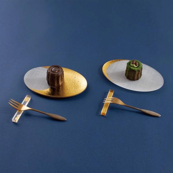 toumei トウメイ 箔 コーバル 祝いギフトセット 送料無料 カトラリー カトラリーレスト フォーク ペアセット 箔押し 金箔 食器 新生活