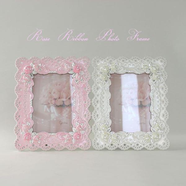 ローズ リボン フォトフレーム レース フレーム 写真立て G 4033 Buyee Servis Zakupok Tretim Licom Buyee Pokupajte Iz Yaponii
