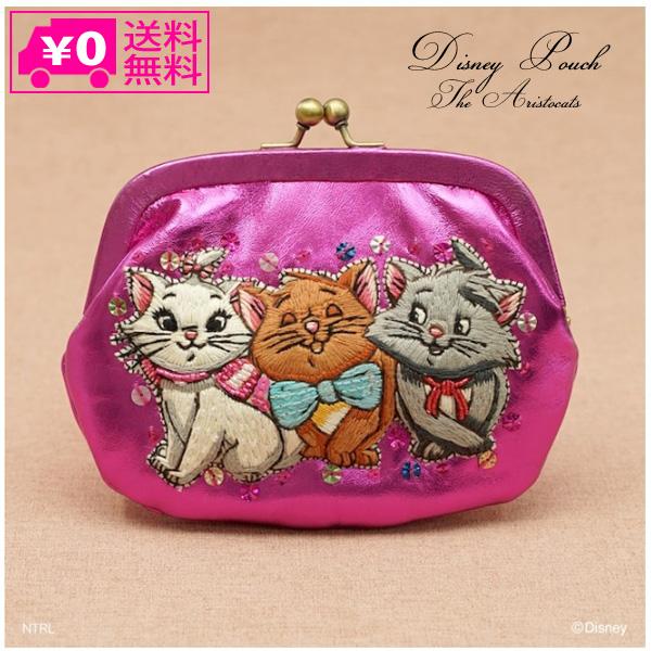 送料無料 タマオワールド Disney 刺繍 がま口 ポーチ 小物入れ 送料無料 タマオワールド Disney 刺繍 がま口 ポーチ 小物入れ