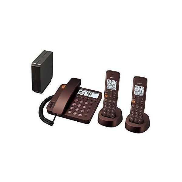 子機2台付き デザインモデル 迷惑電話機拒否機能 シャープ 1 9ghz Zakka 迷惑電話機拒否機能 電話機 ブラウン系 固定電話機 Jd Xg1cw T コードレス Dect準拠方式