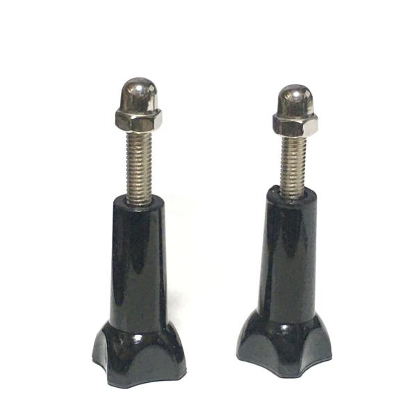 GoPro用必需品のマウントネジ2本セットGopro Hero5/Hero6/Hero7/Session/SJ4000/SJ5000/SJ6000/DJI Osmo Action に対応・色：黒・新品●初期不良は交換しますので、ご安心下さい...