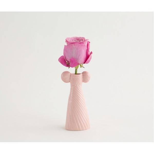 花瓶 おしゃれ 陶器 北欧 ドレス フラワーベース 花器 一輪挿し 引越し祝い 結婚祝い インテリア ドレスシスターズ リサラーソン ちょうどいい家具屋 通販 Paypayモール