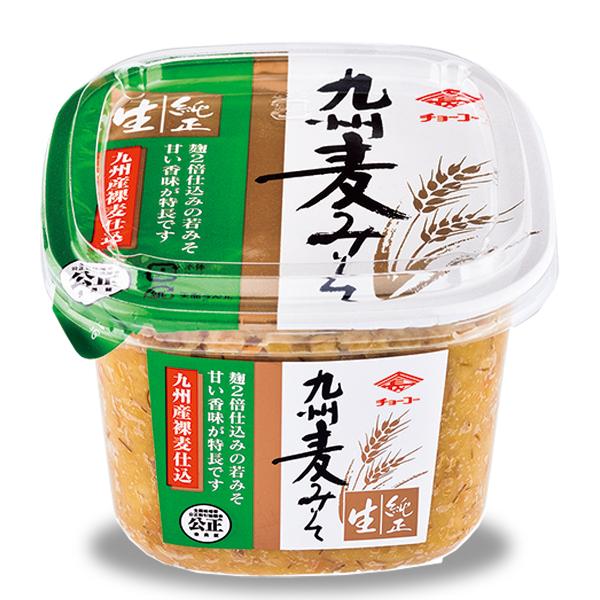 （チョーコー醤油）九州麦みそ 500g ／ 麦みそ 九州 はだか麦 若みそ 甘口 味噌汁